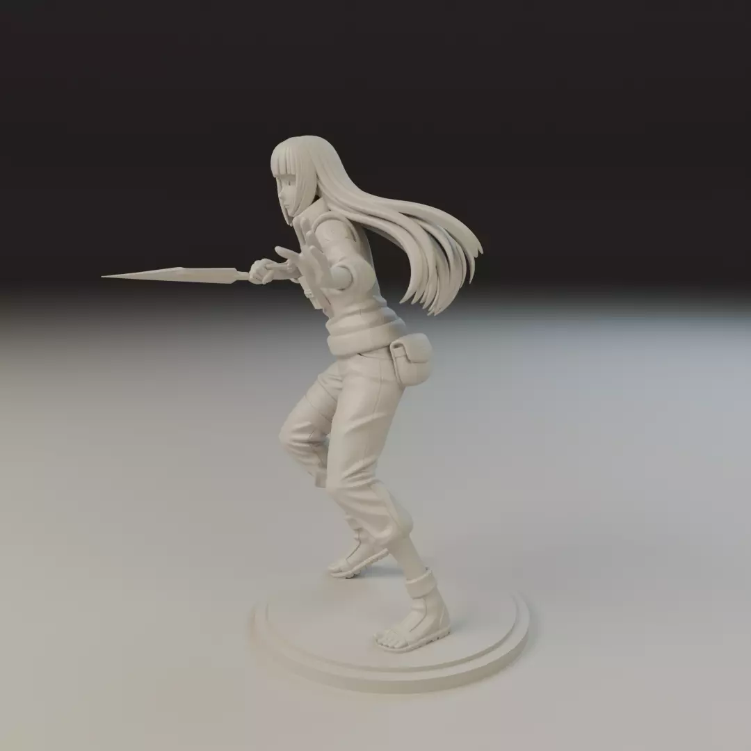 Hinata Hyuga 3D print model_9