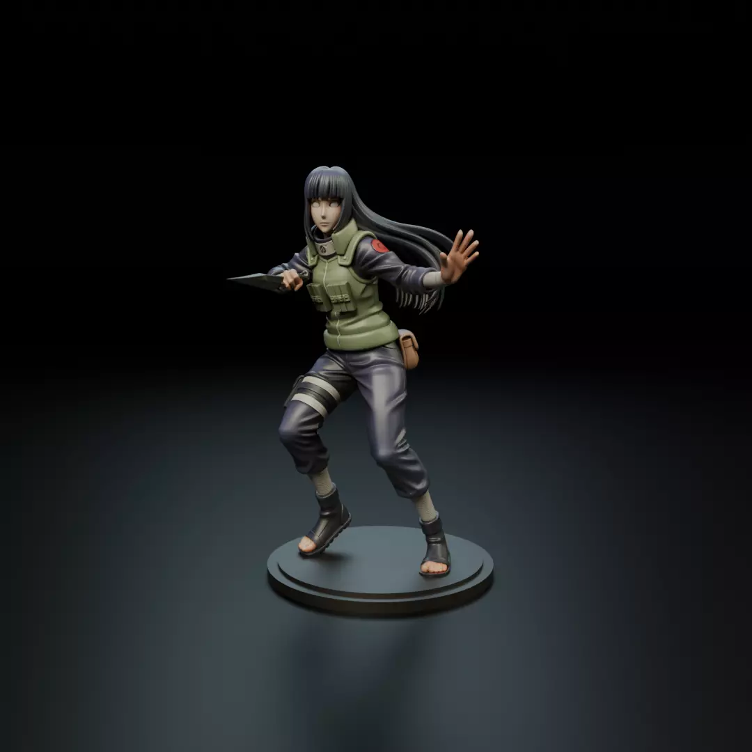 Hinata Hyuga 3D print model_16