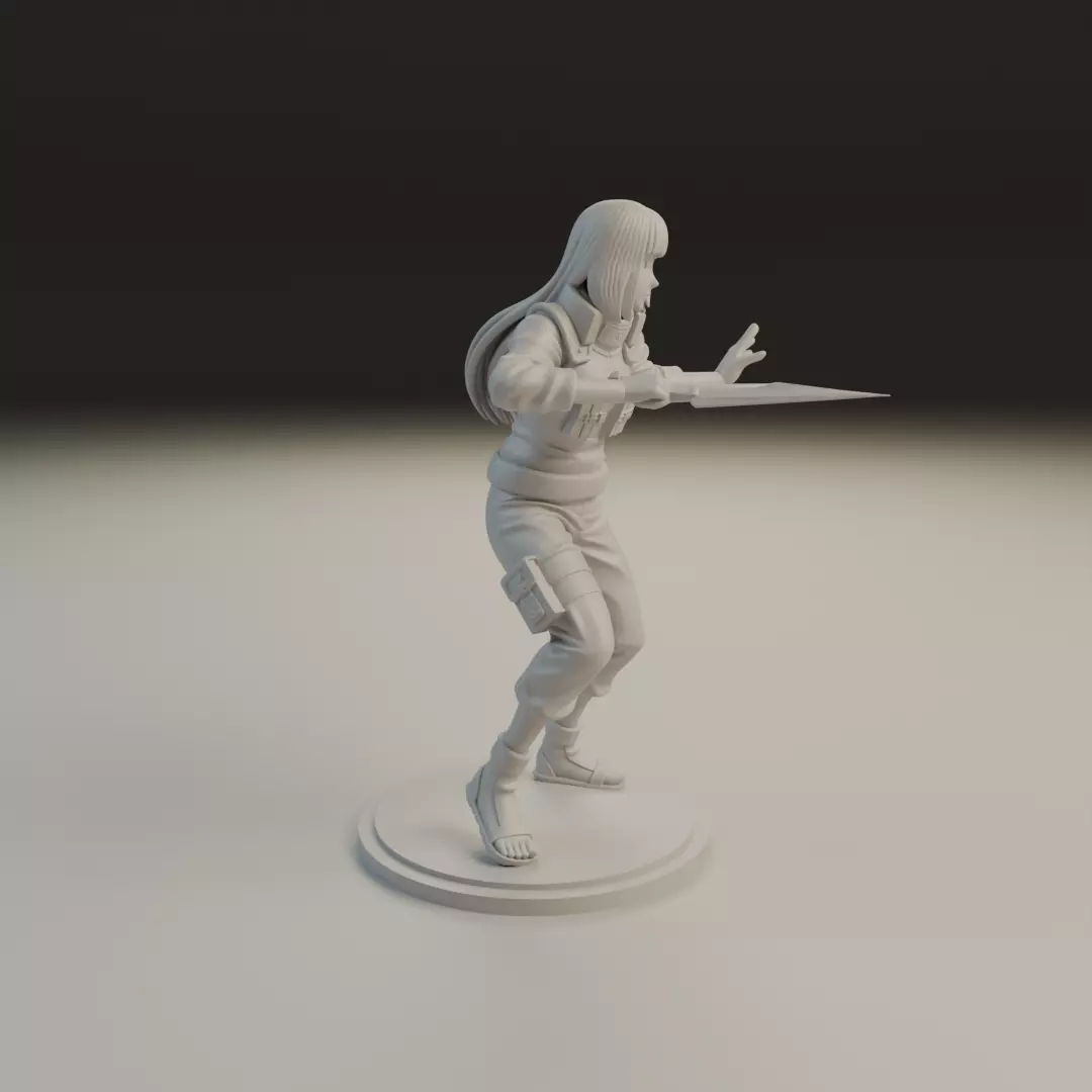 Hinata Hyuga 3D print model_1