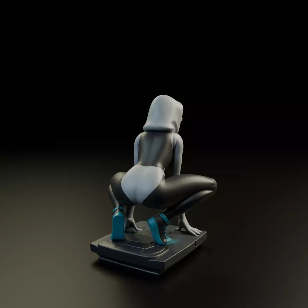 Spider Woman Gwen Stacy 3D print model_13