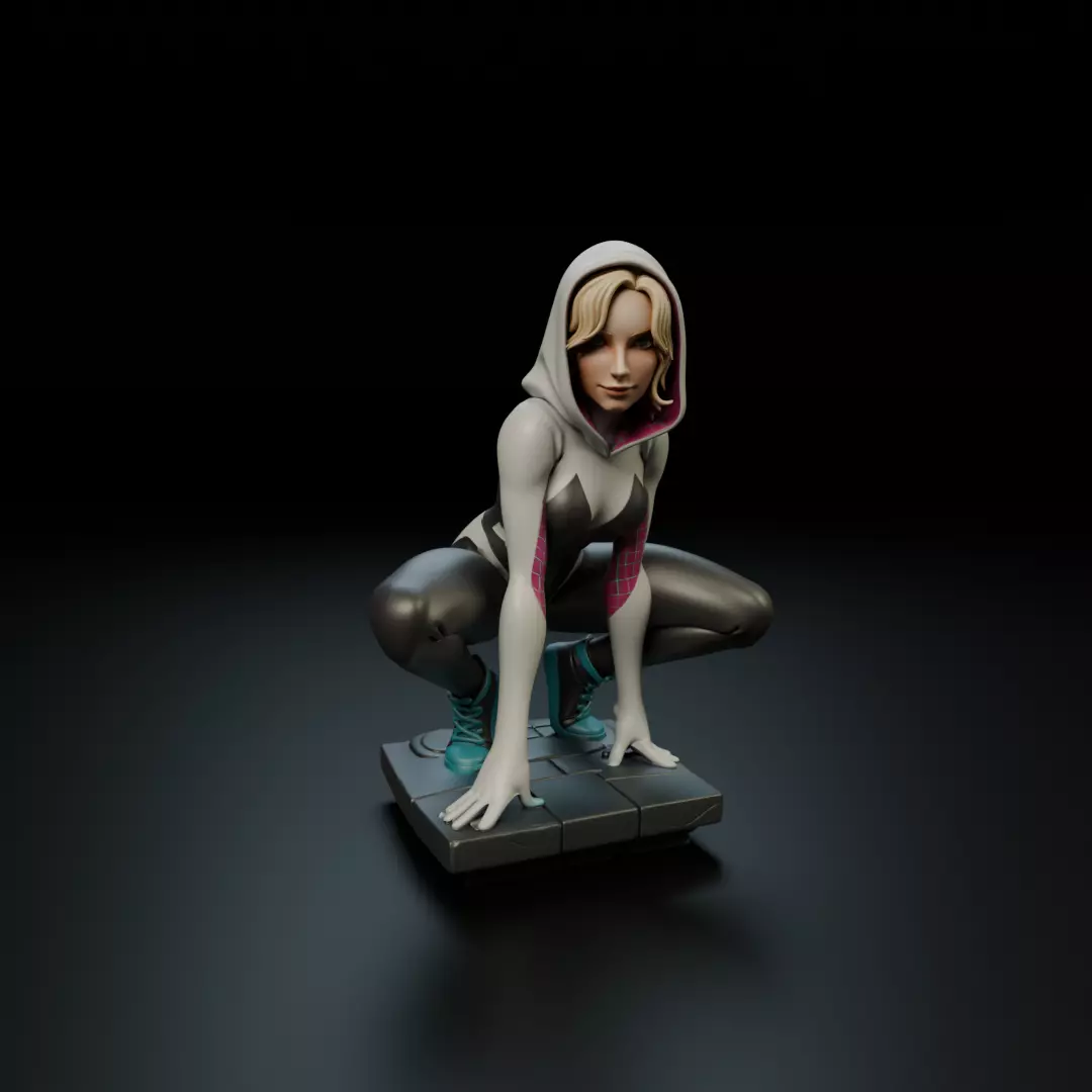 Spider Woman Gwen Stacy 3D print model_15