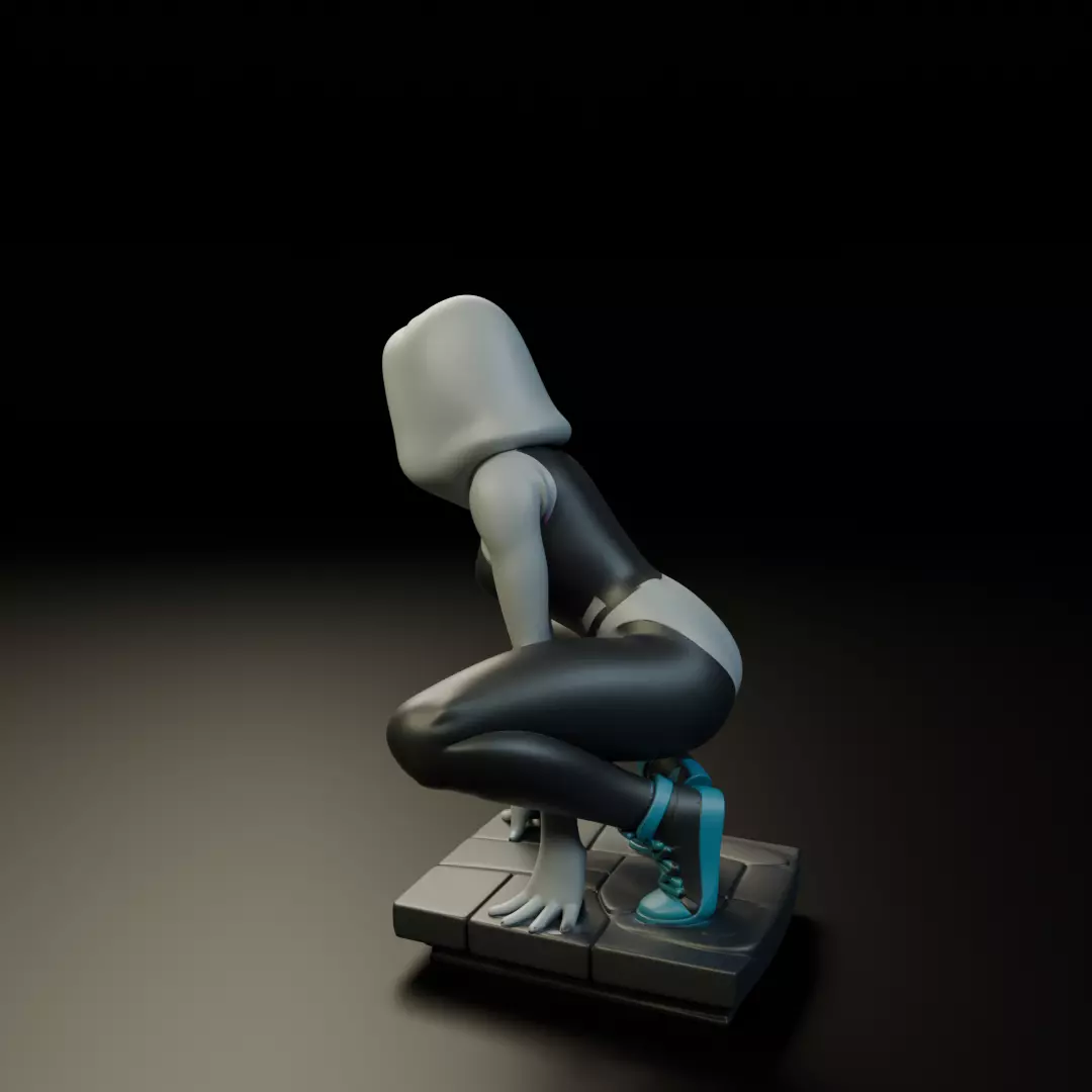 Spider Woman Gwen Stacy 3D print model_7