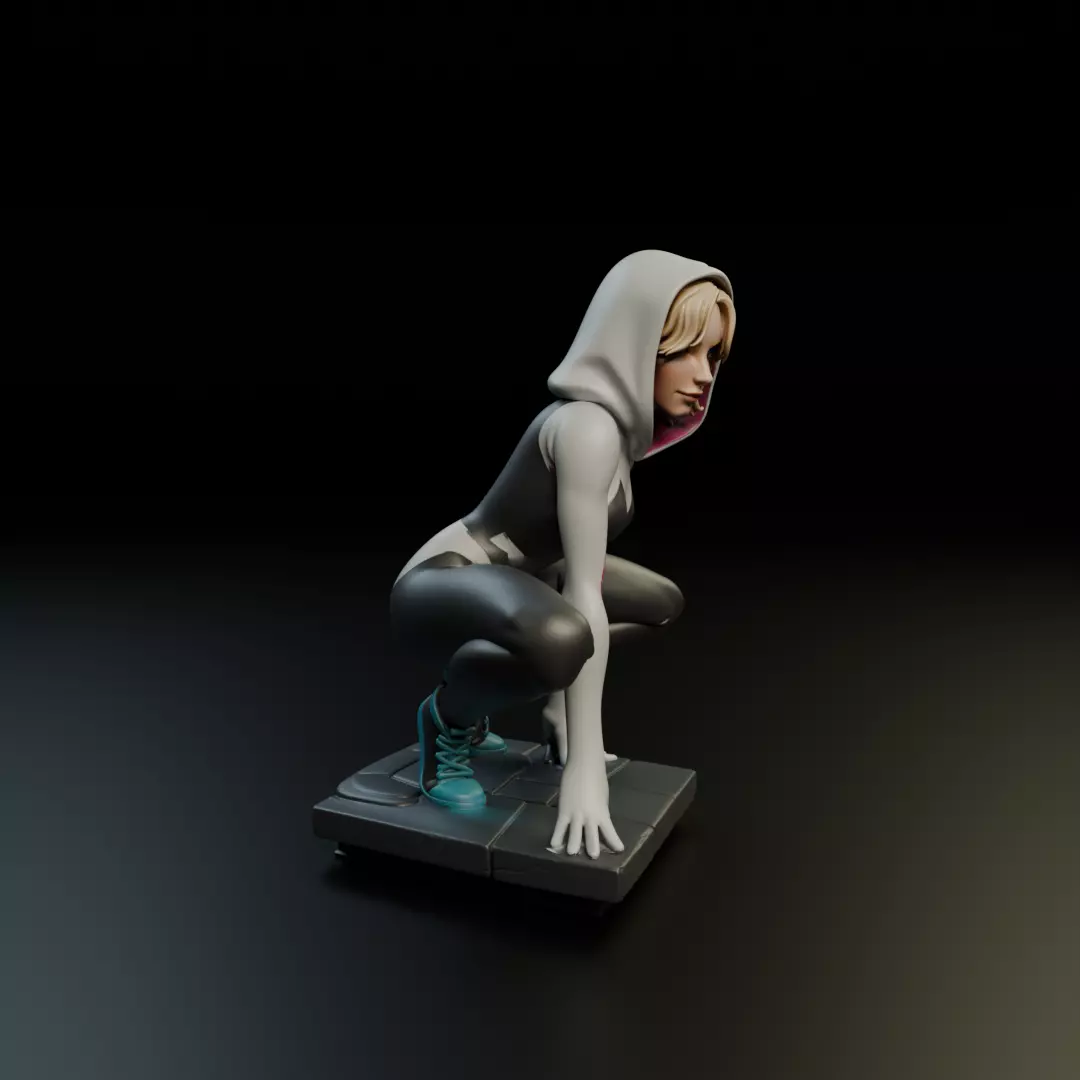 Spider Woman Gwen Stacy 3D print model_11
