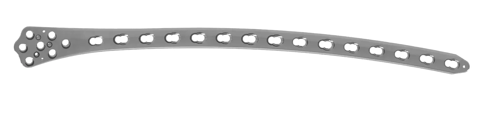 LCP Distal Femur Plate 3D print model
