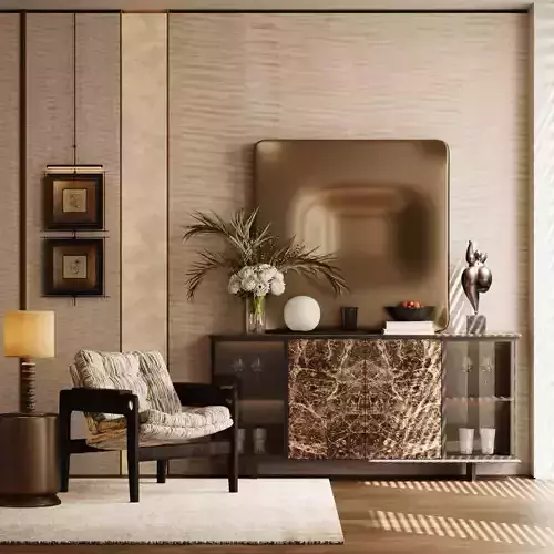 Italian-style decorative cabinet