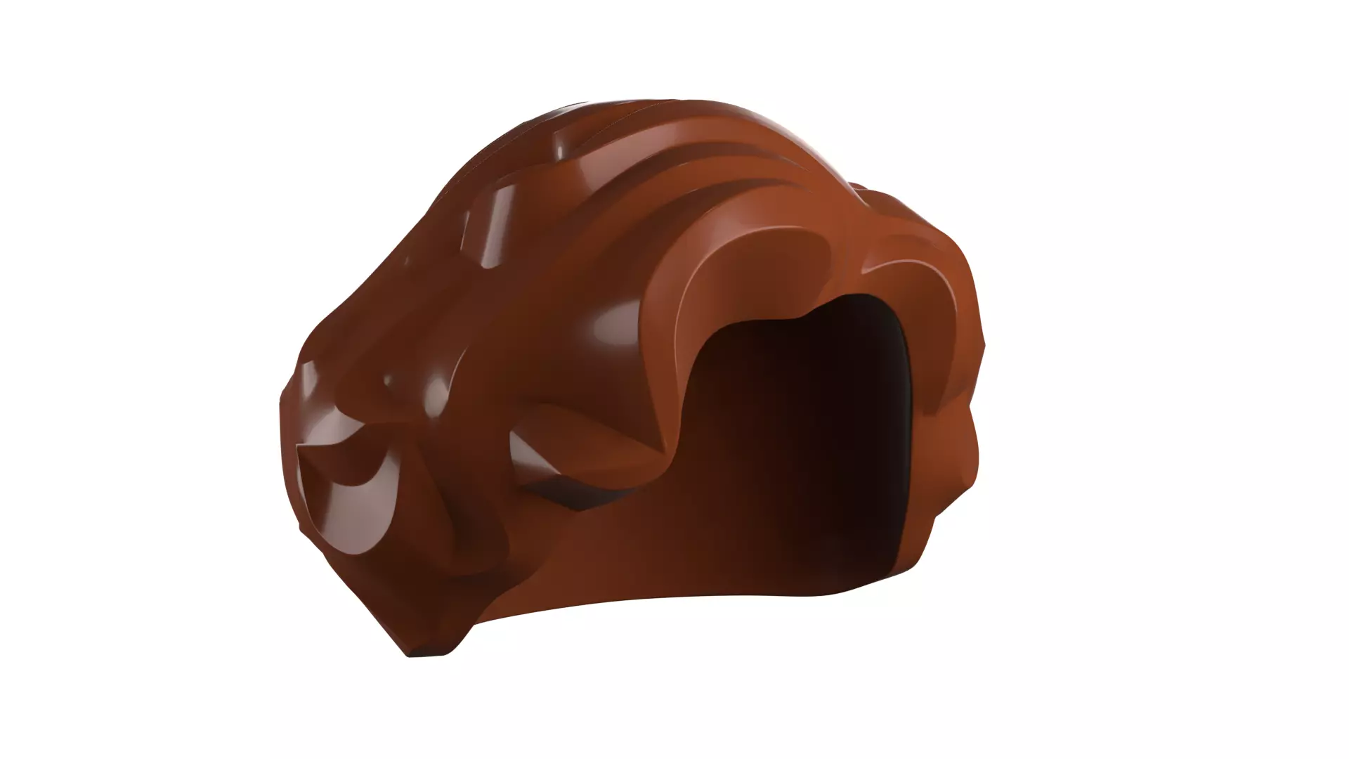 Custom3Dprint Minifigure Accessory - Minifigure Hair S2 - 025 3D print model_4