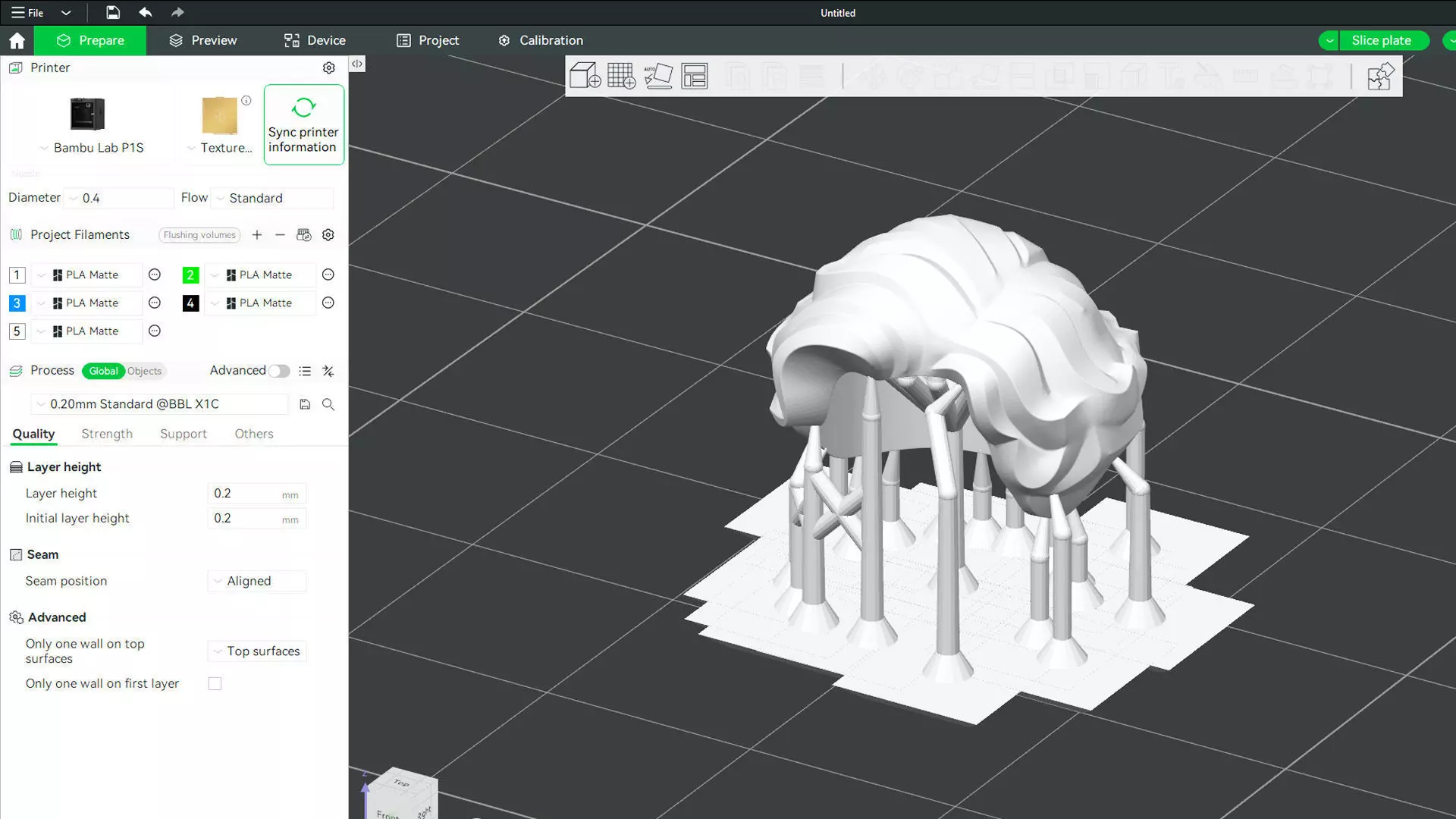 Custom3Dprint Minifigure Accessory - Minifigure Hair S2 - 025 3D print model_2