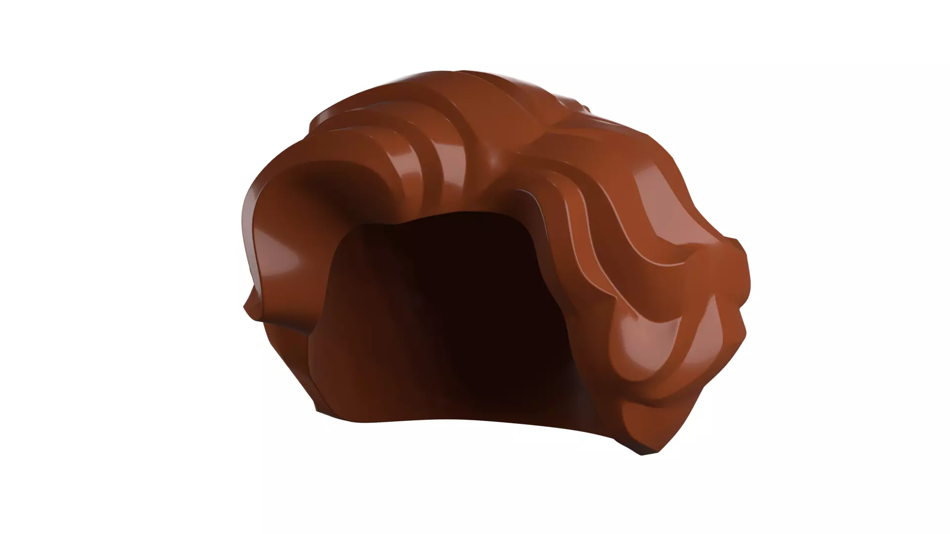 Custom3Dprint Minifigure Accessory - Minifigure Hair S2 - 025 3D print model_5