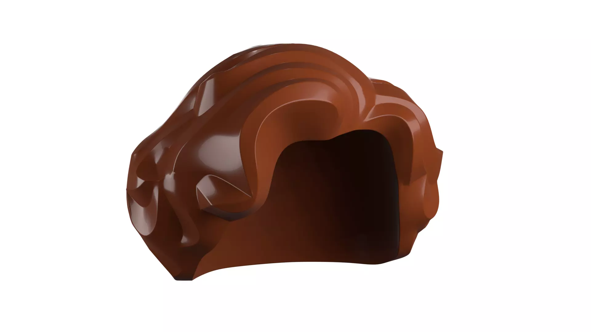 Custom3Dprint Minifigure Accessory - Minifigure Hair S2 - 025 3D print model_6