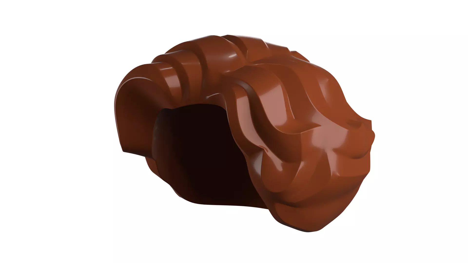 Custom3Dprint Minifigure Accessory - Minifigure Hair S2 - 025 3D print model_35