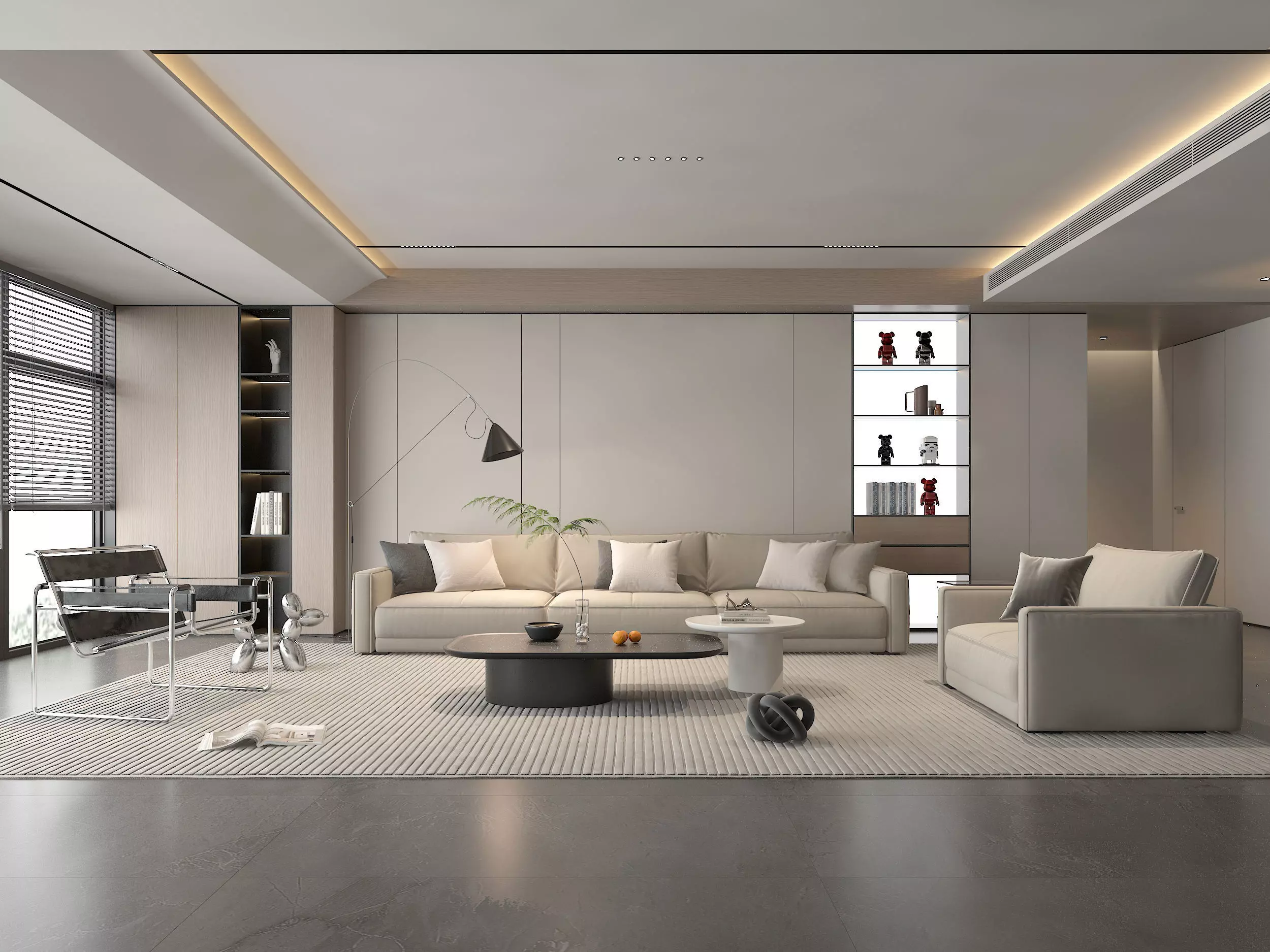 Sofa combination 3D model