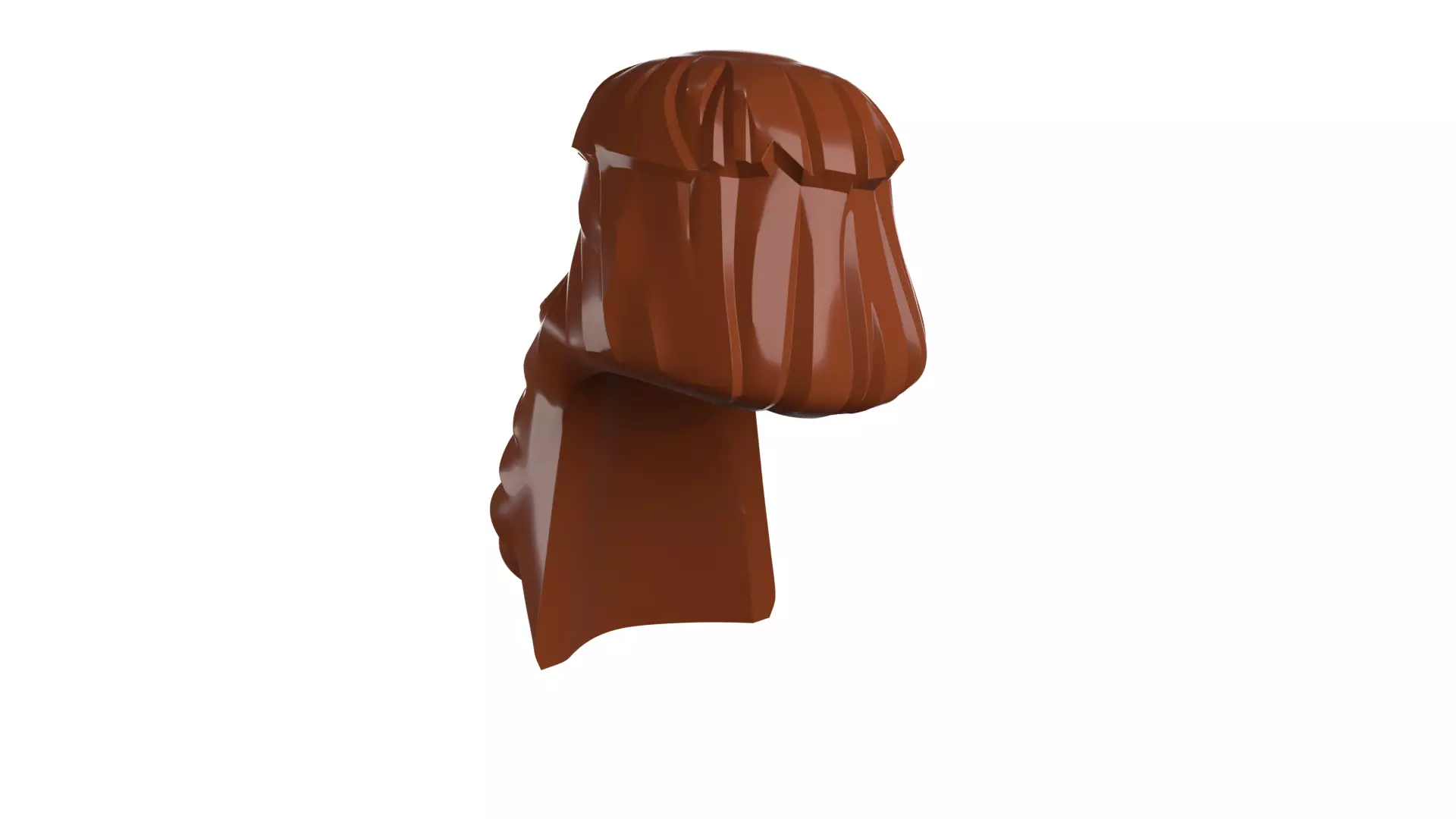 Custom3Dprint Minifigure Accessory - Minifigure Hair S2 - 027 3D print model_11