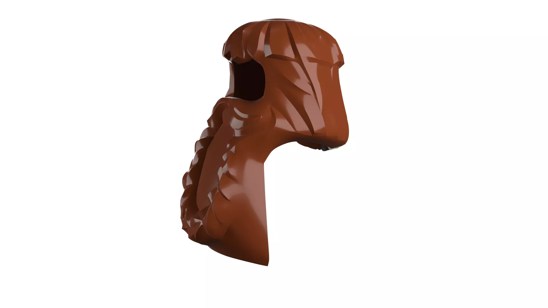 Custom3Dprint Minifigure Accessory - Minifigure Hair S2 - 027 3D print model_69