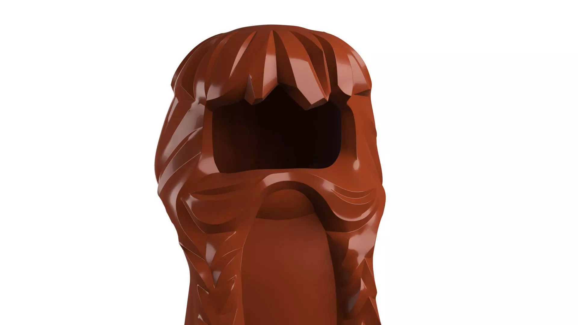 Custom3Dprint Minifigure Accessory - Minifigure Hair S2 - 027 3D print model_0