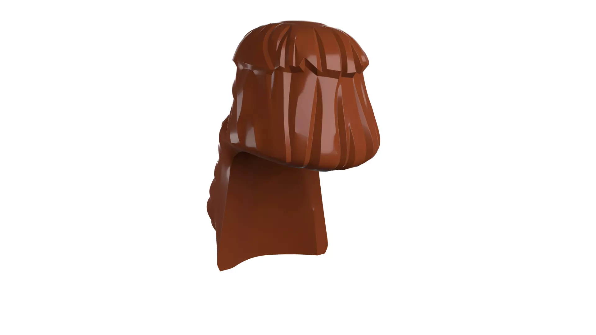 Custom3Dprint Minifigure Accessory - Minifigure Hair S2 - 027 3D print model_10