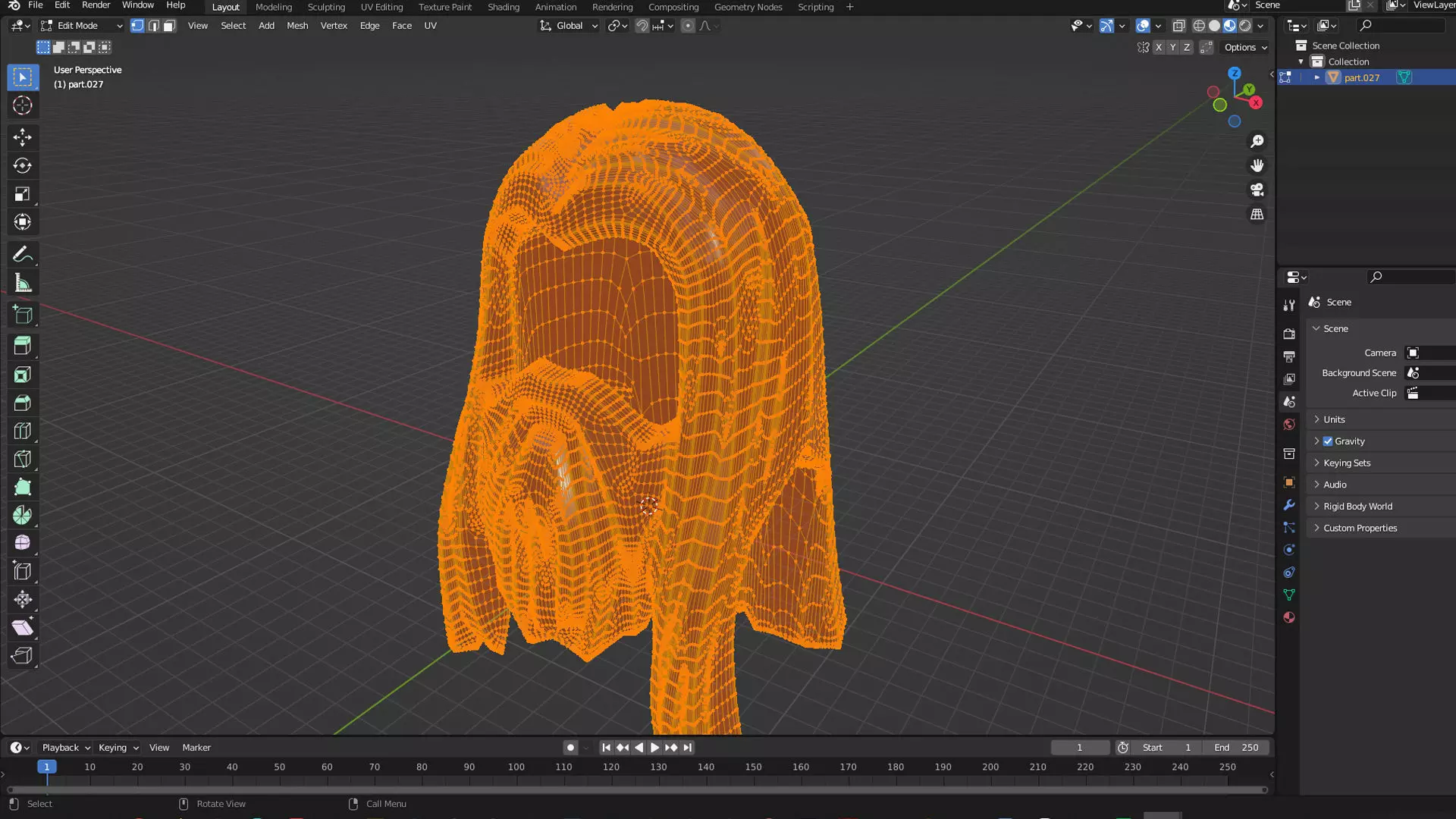 Custom3Dprint Minifigure Accessory - Minifigure Hair S2 - 028 3D print model_1