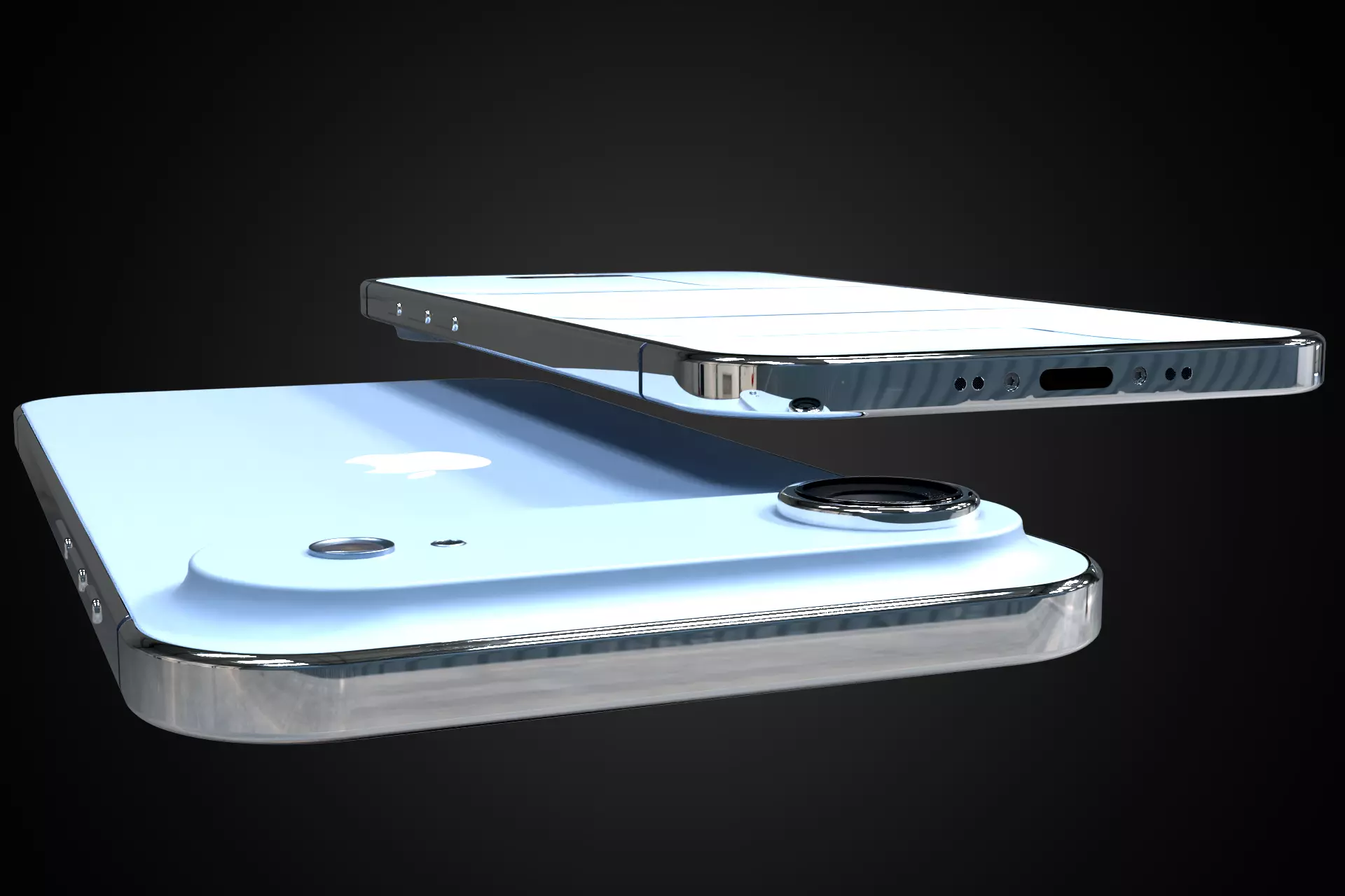 iPhone Air - full 4 Colors Bundle 3D model_9