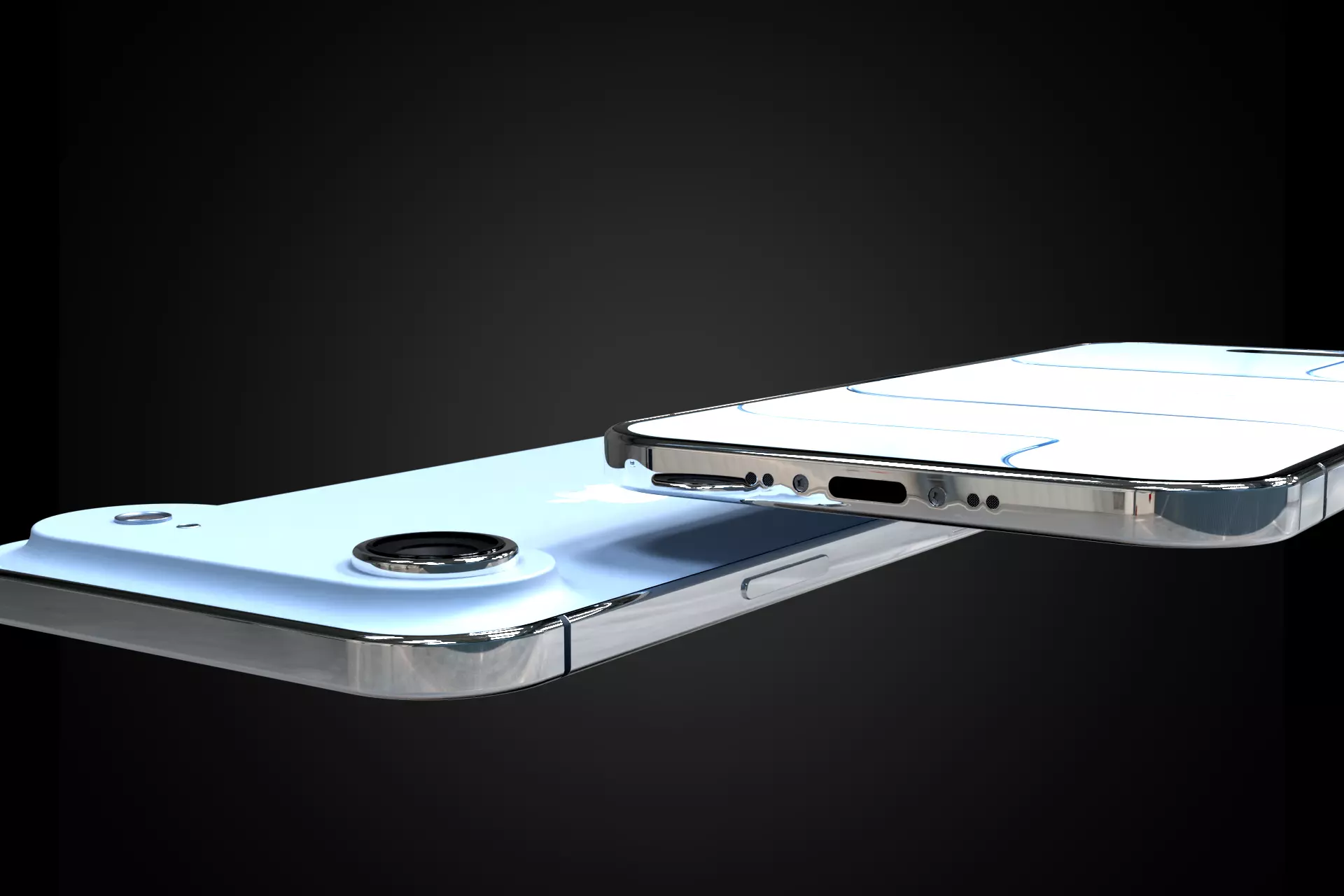 iPhone Air - full 4 Colors Bundle 3D model_10