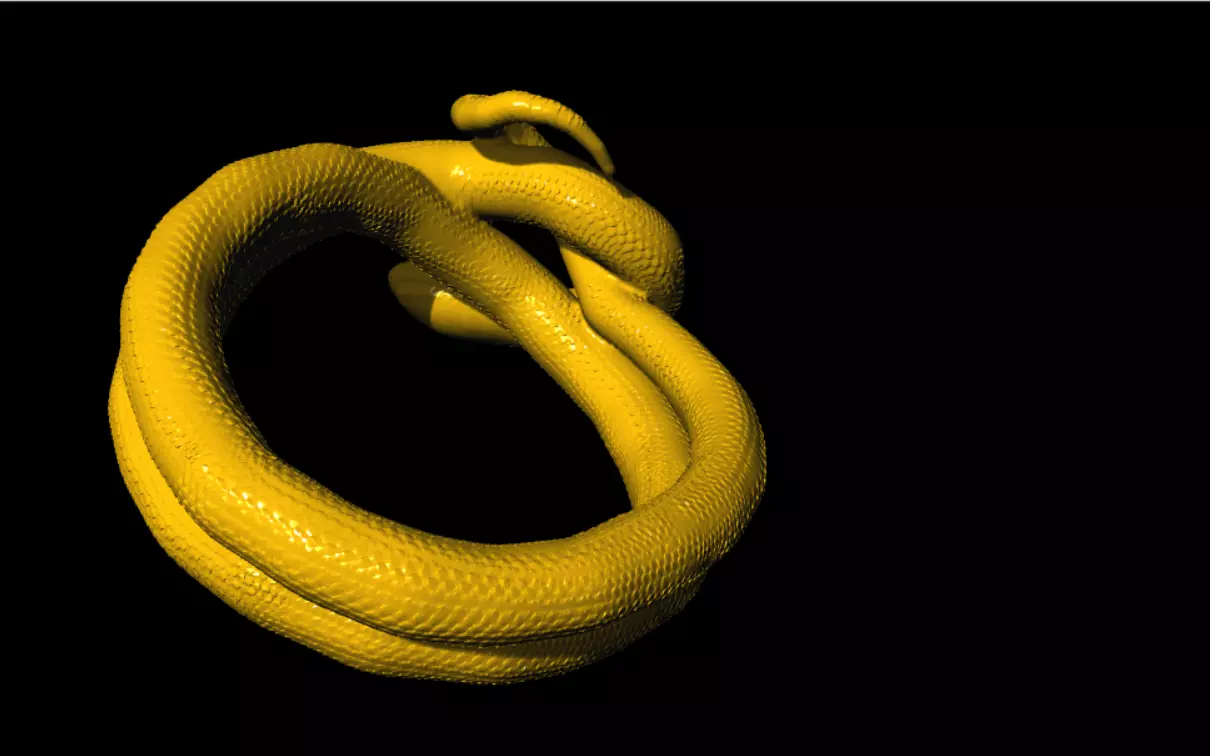 unique snake ring 3D print model_10