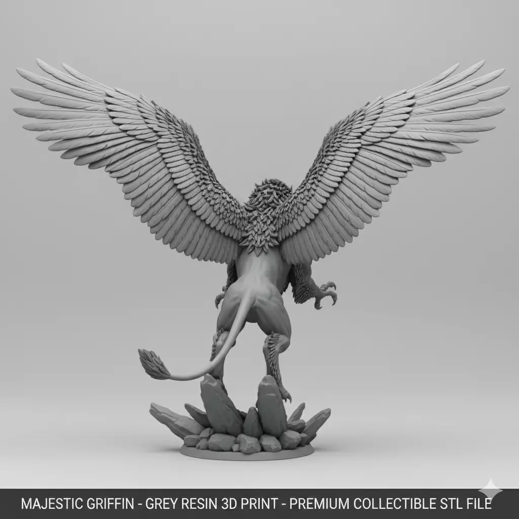 High Detail Fantasy Creature for Resin 3D Printing 3D print model_0