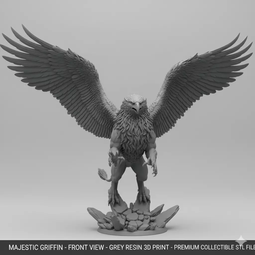 High Detail Fantasy Creature for Resin 3D Printing 3D print model_1