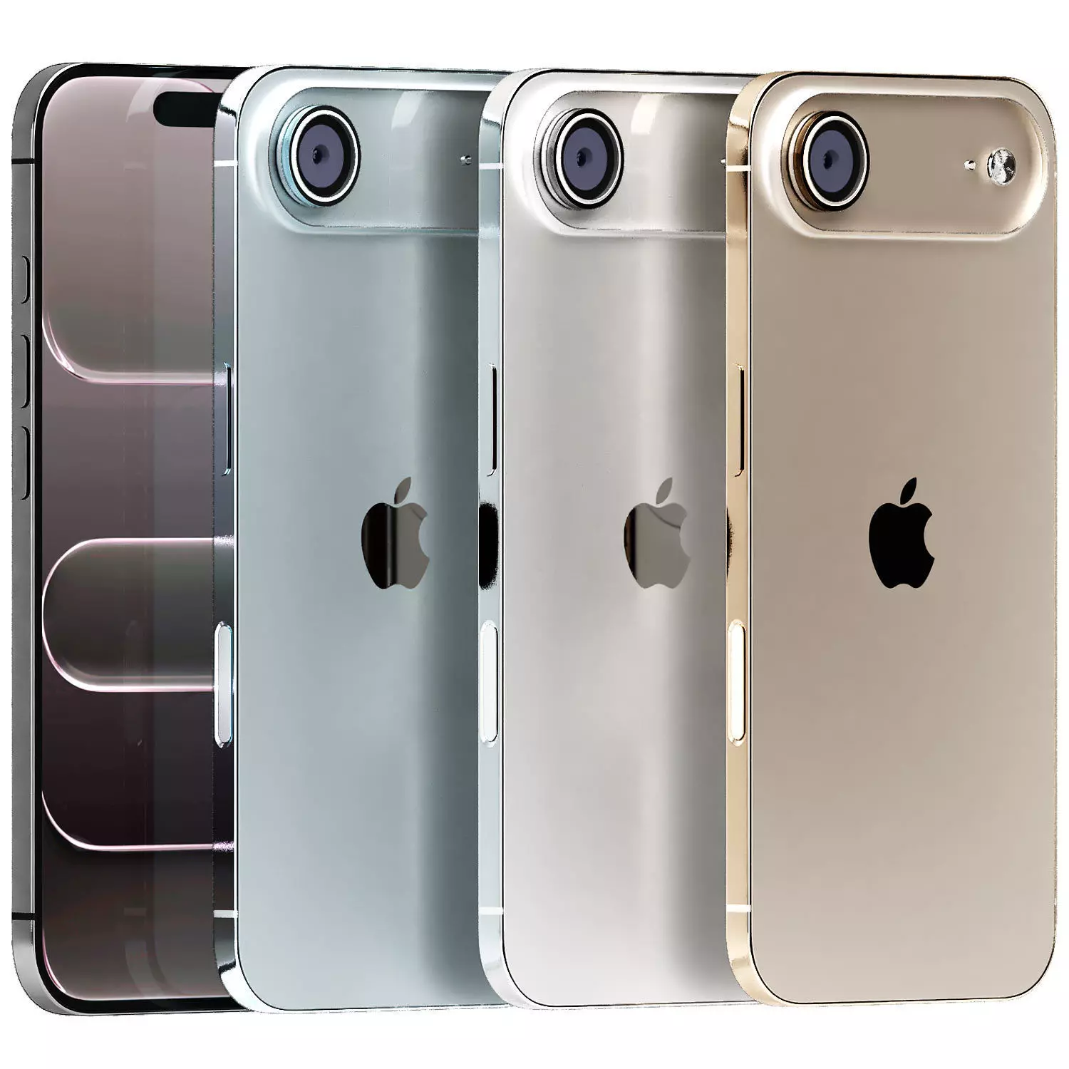 apple iphone 17 air 3D model_1