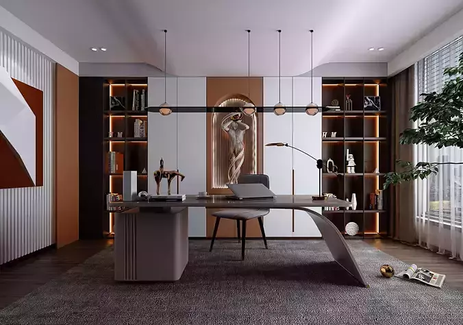 Modern Luxury Home Office