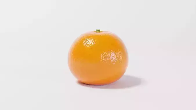 An Orange 3D model