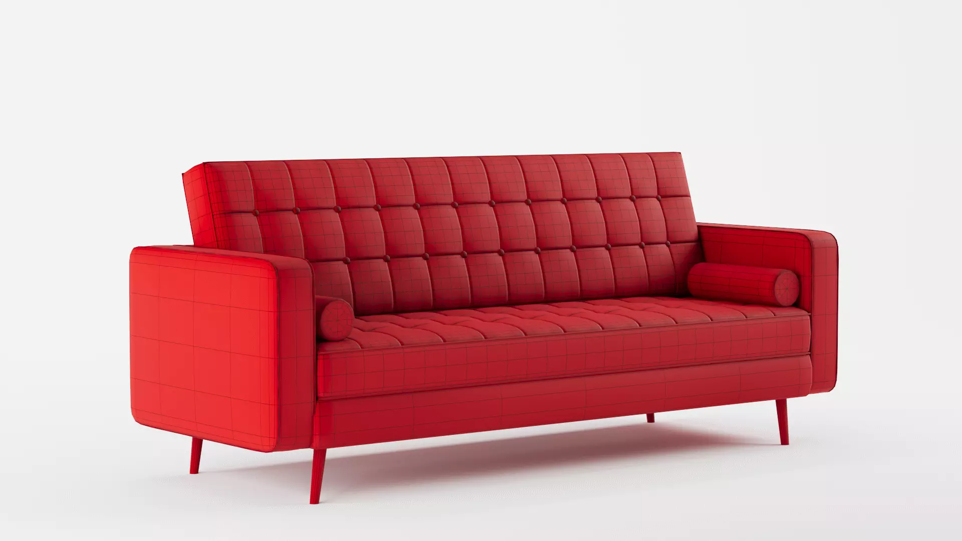 Geraldton Square Arm Sofa 3D model_11