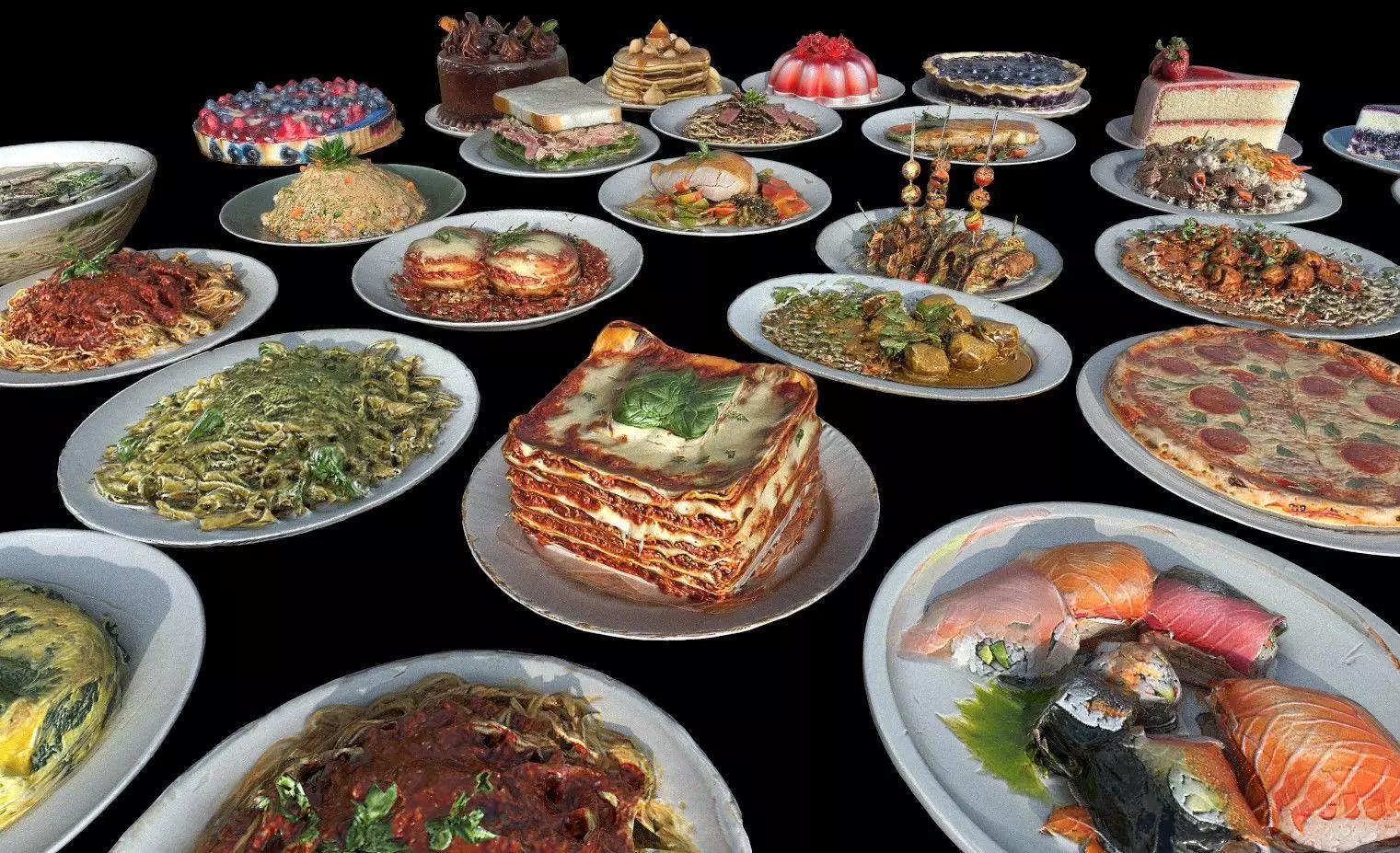 Food Pack Low-poly 3D model_14