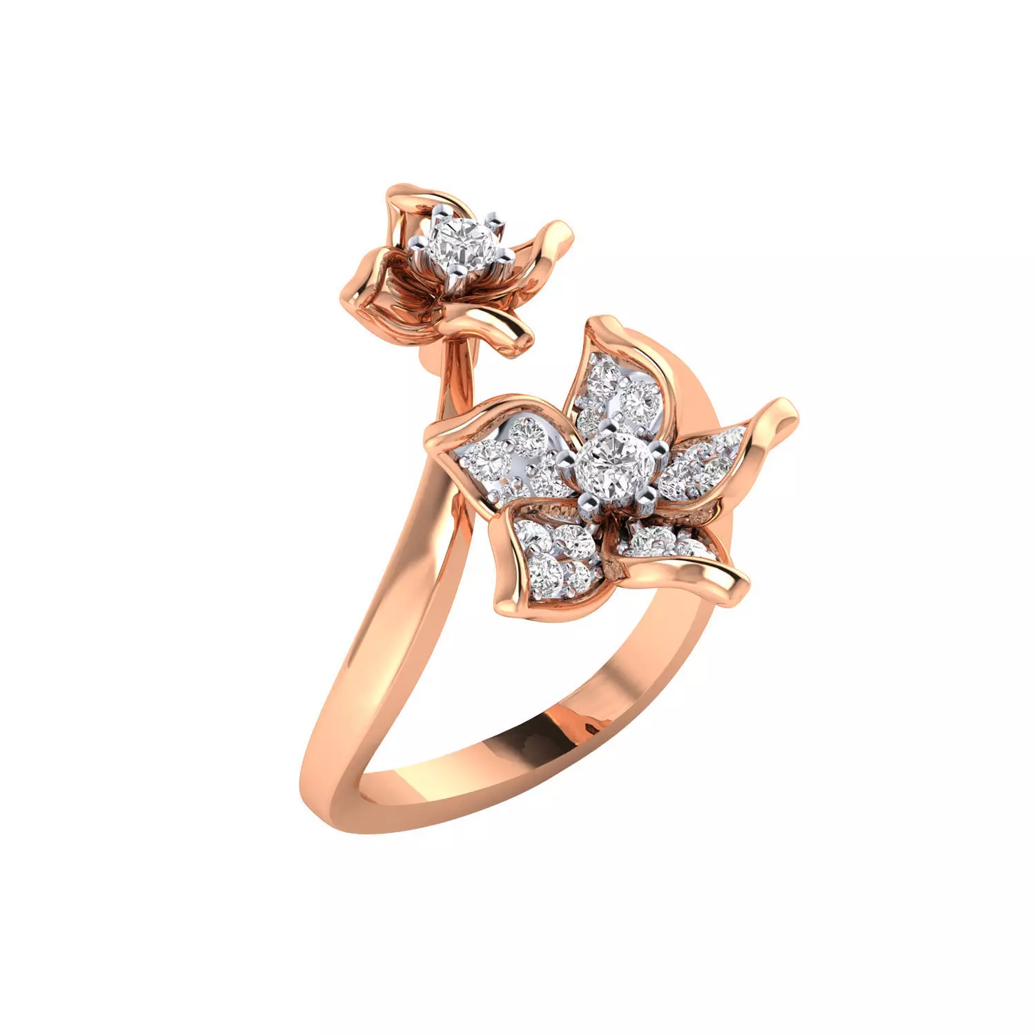 Women Ring Render 3dm STL MTL SLC JCD OBJ FBX Details 3D print model_3