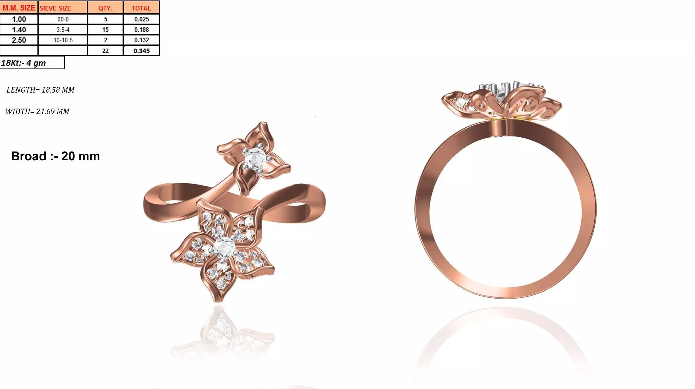 Women Ring Render 3dm STL MTL SLC JCD OBJ FBX Details 3D print model_24