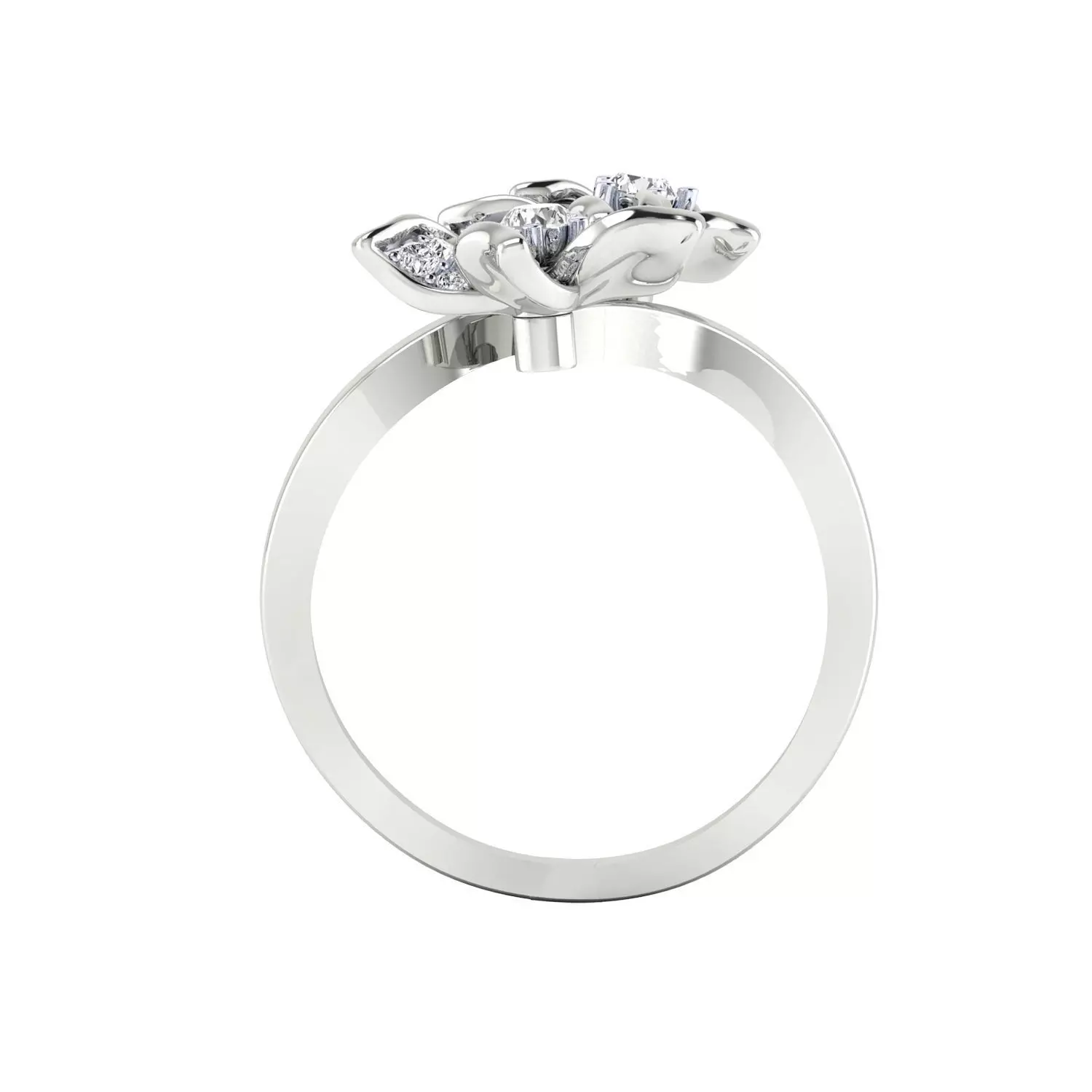 Women Ring Render 3dm STL MTL SLC JCD OBJ FBX Details 3D print model_12