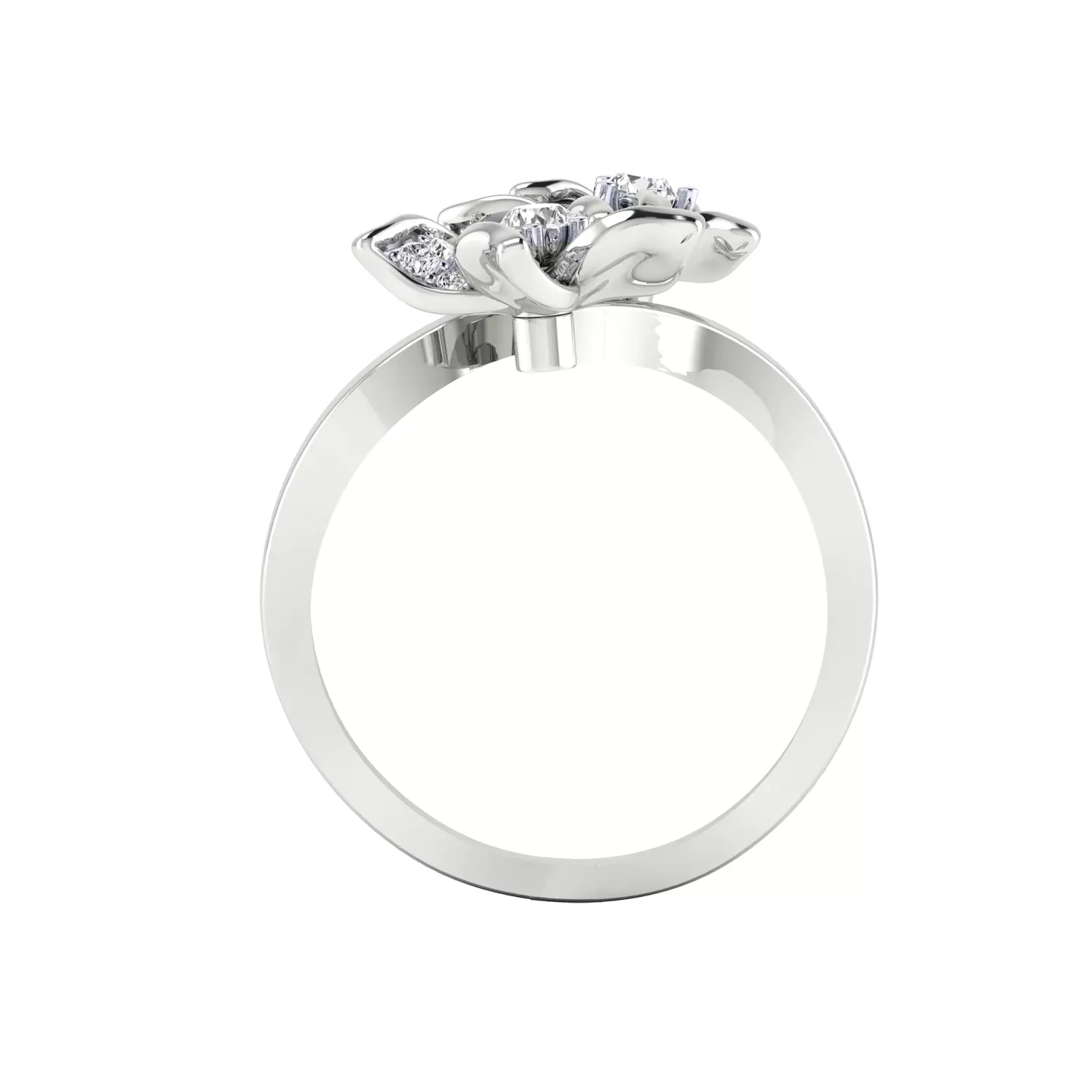 Women Ring Render 3dm STL MTL SLC JCD OBJ FBX Details 3D print model_13