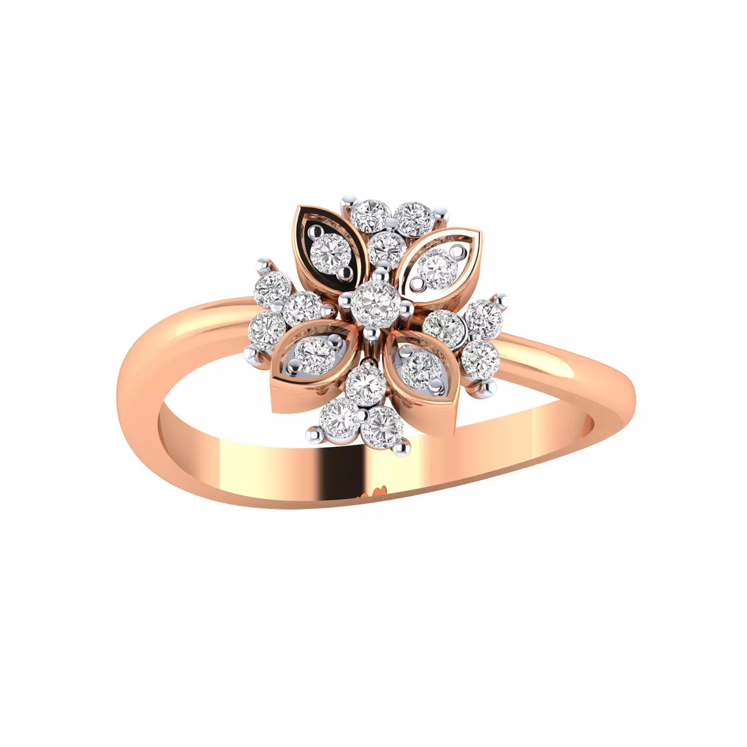 Women Ring Render 3dm STL MTL SLC JCD OBJ FBX Details 3D print model_7