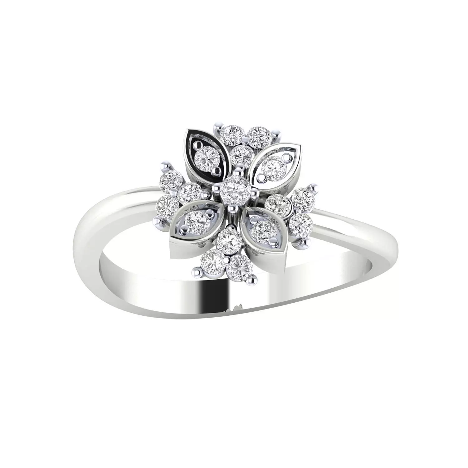 Women Ring Render 3dm STL MTL SLC JCD OBJ FBX Details 3D print model_15