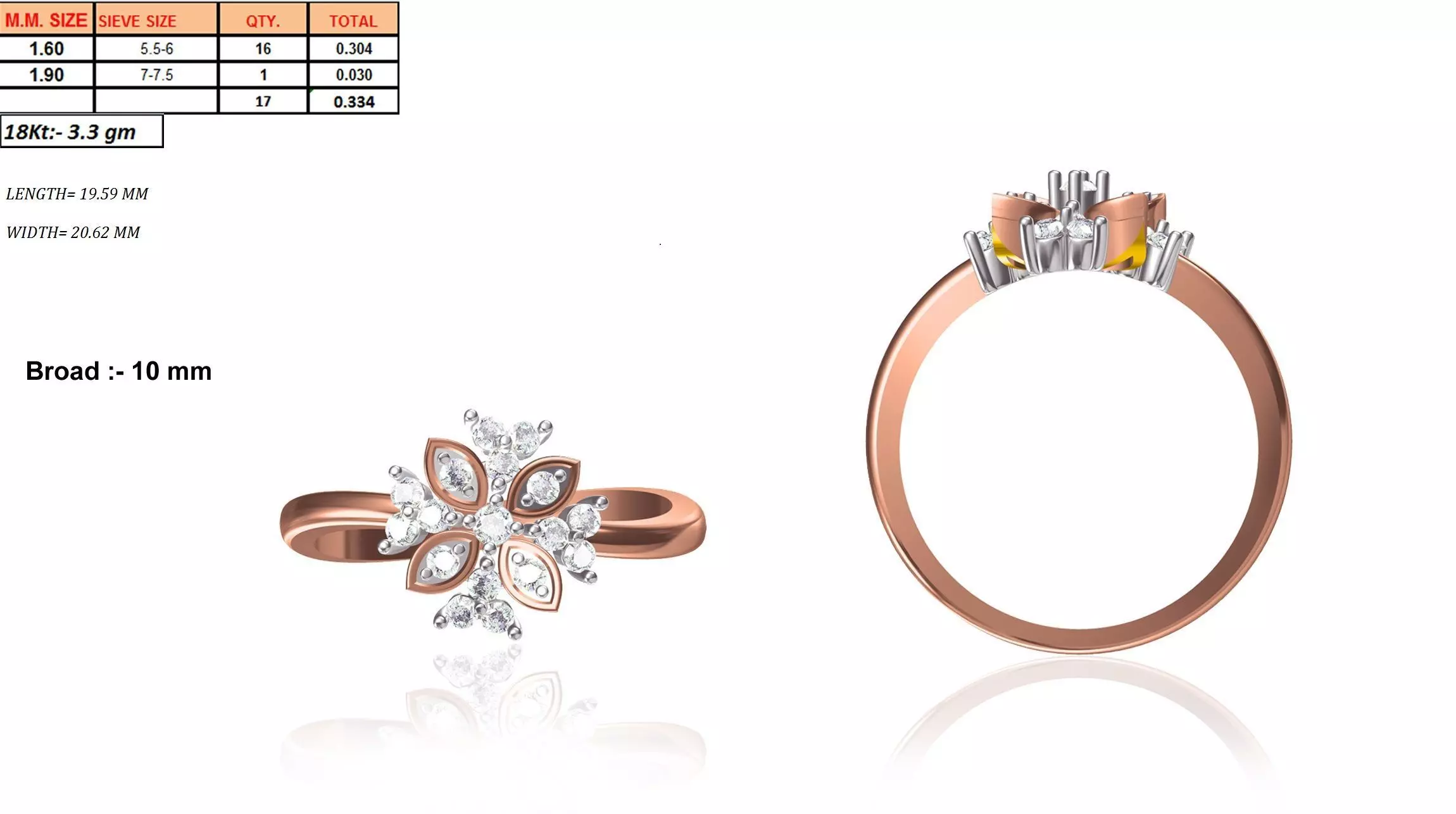 Women Ring Render 3dm STL MTL SLC JCD OBJ FBX Details 3D print model_25