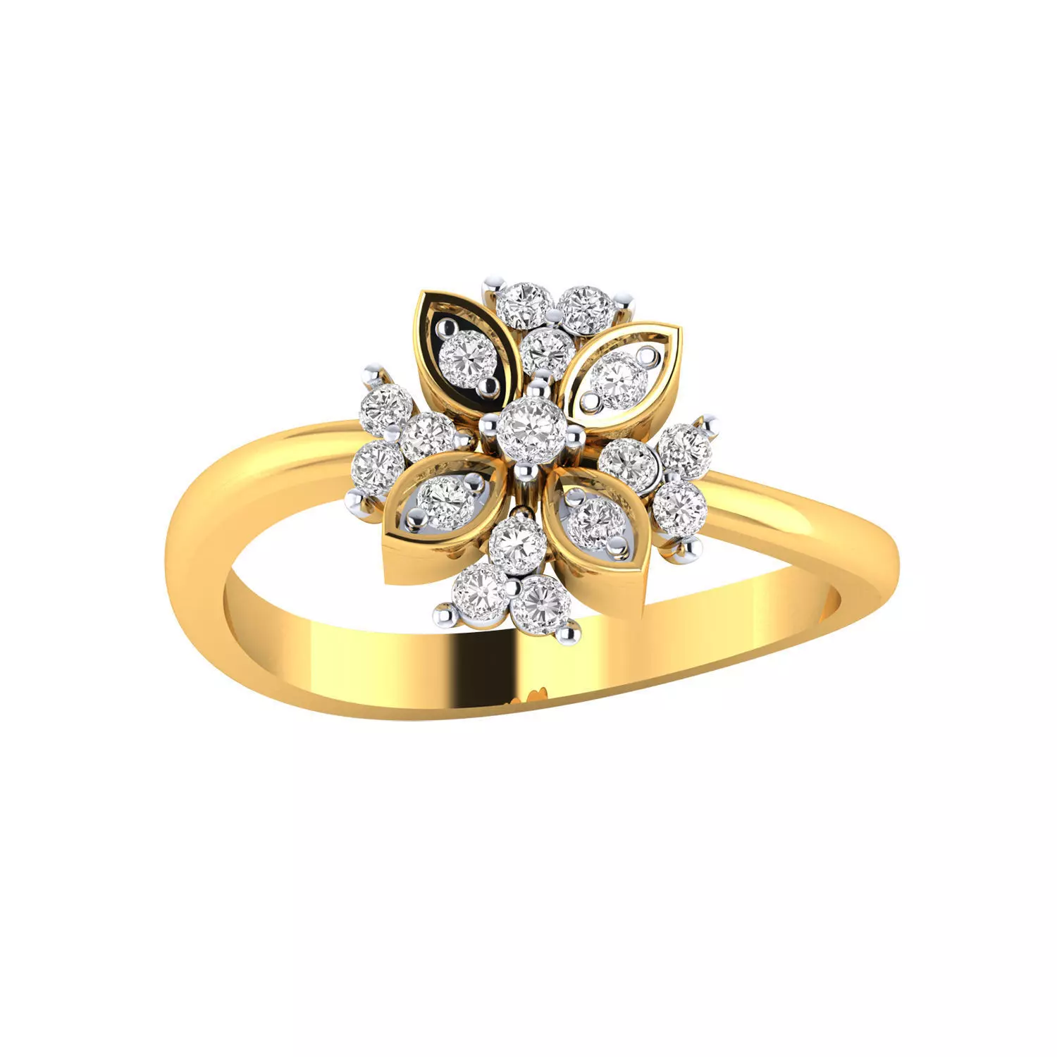 Women Ring Render 3dm STL MTL SLC JCD OBJ FBX Details 3D print model_22