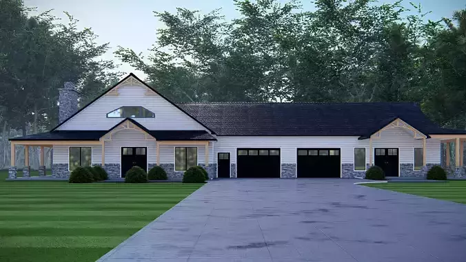 Barndominium Tiny House Exterior Compact Barn Style Modern Home