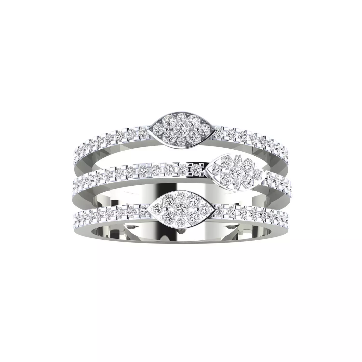 Women Ring Render 3dm STL MTL SLC JCD OBJ FBX Details 3D print model_15