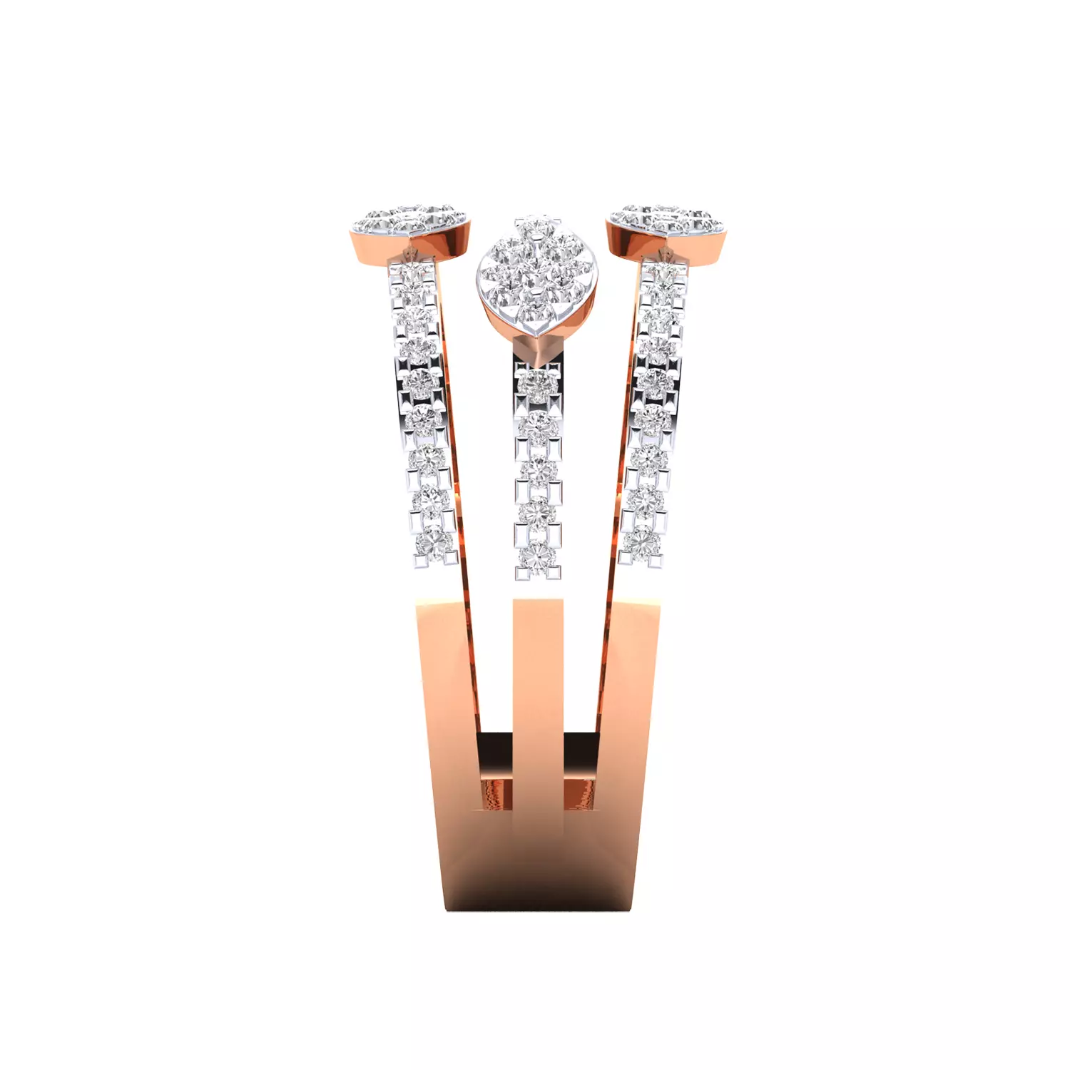 Women Ring Render 3dm STL MTL SLC JCD OBJ FBX Details 3D print model_6