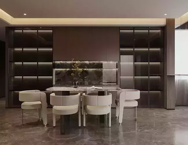 Italian - style dining room