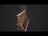 Medieval Collection Weapons Archer Bow Arrows Target Quiver  Low-poly 3D model_1