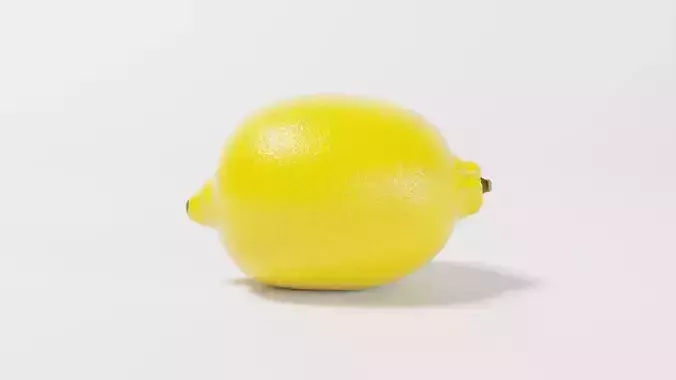 A Lemon 3D model