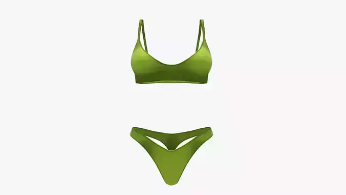 Swimsuit SMS 43 Low-poly 3D model