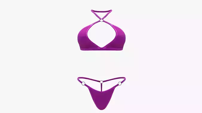 Swimsuit SMS 45 Low-poly 3D model