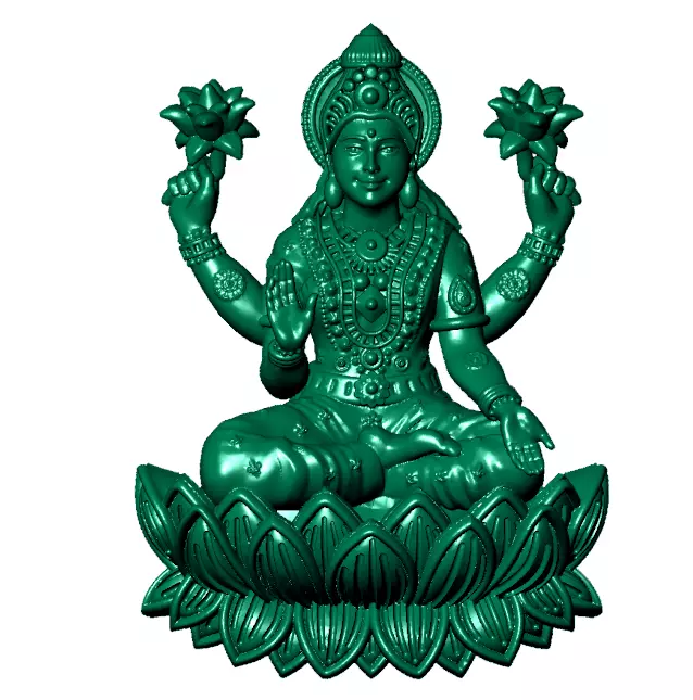 Lakhmi Ji Murti 3D print model