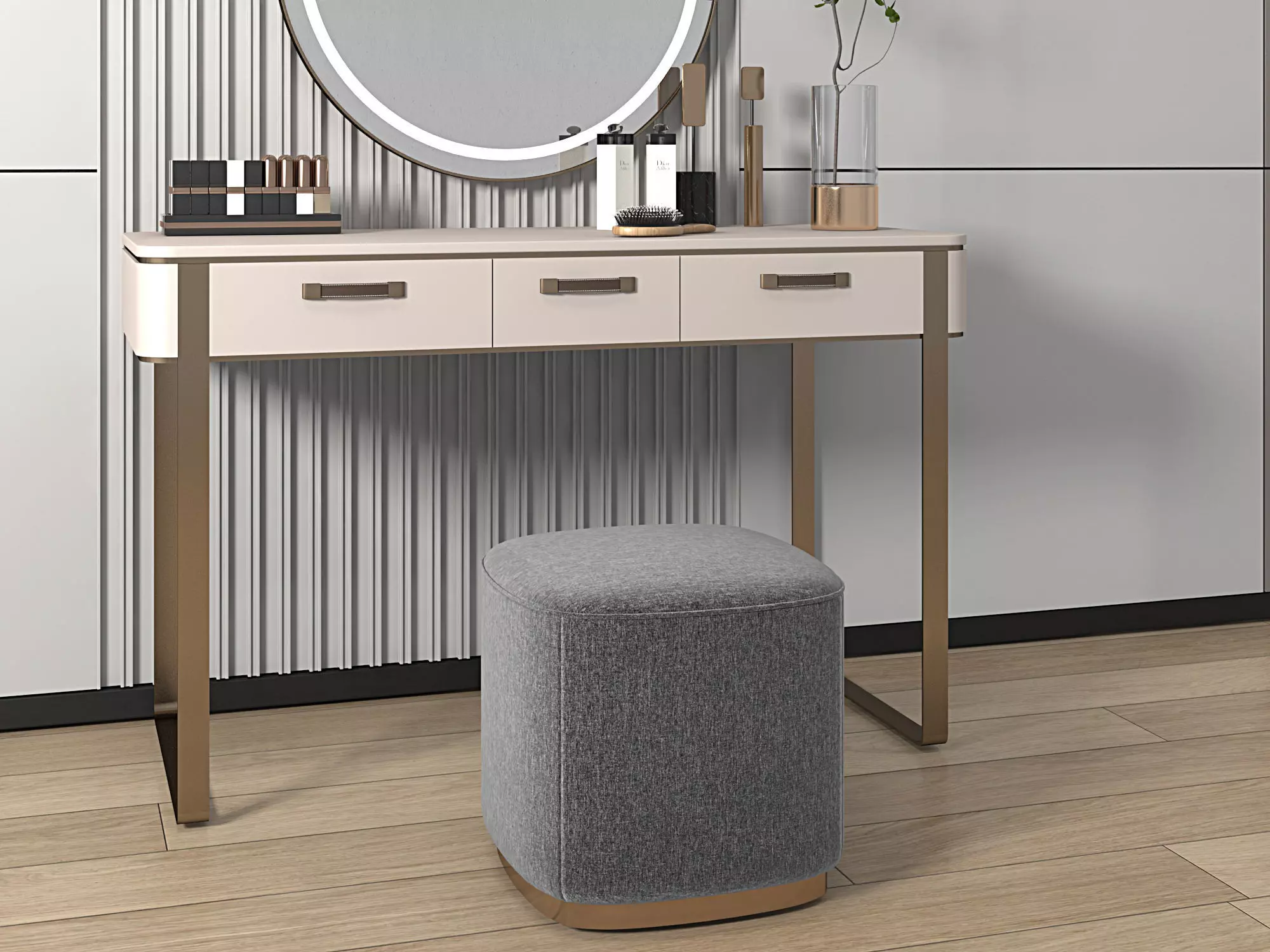 Dressing table 3D model_2