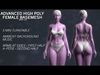 Advanced High Poly Female Basemesh - Body 02 3D model_1