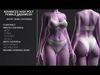 Advanced High Poly Female Basemesh - Body 02 3D model_2